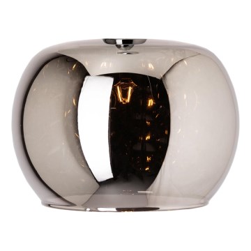 Zuma Line - Cristal de repuesto para lámpara de techo G9 Ø 13 cm, gris ahumado