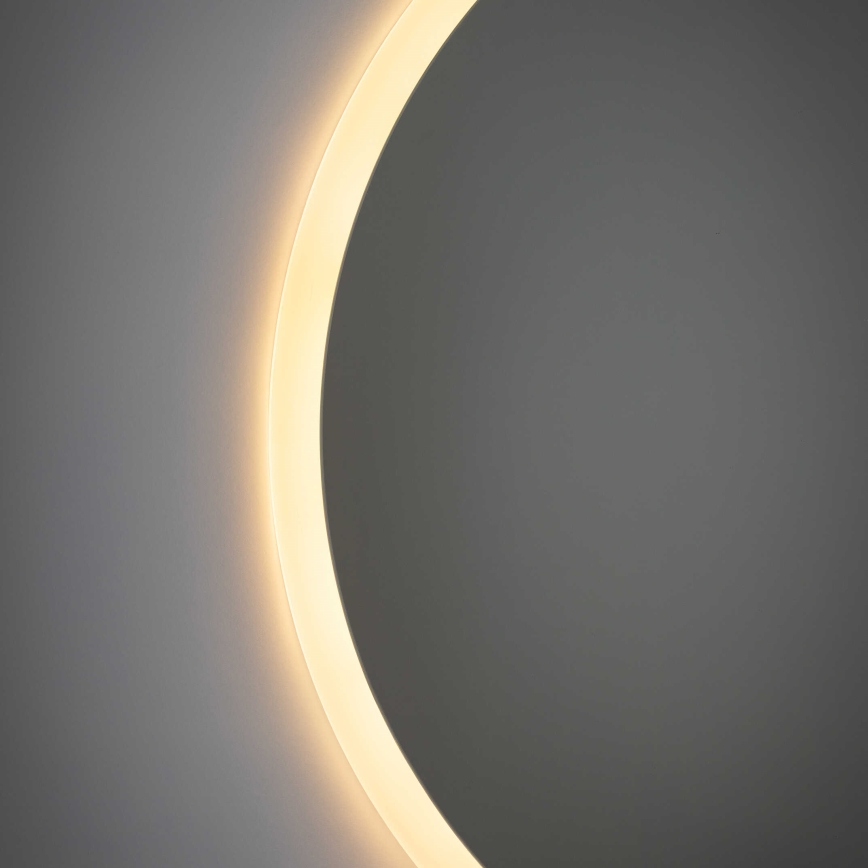 Zuma Line - Espejo mural para baño con retroiluminación LED/36W/230V 3000/4000/6000K Ø 80 cm IP44