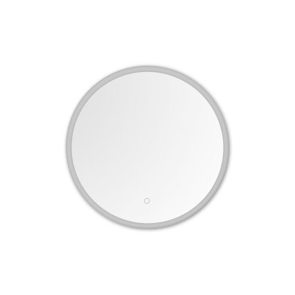 Zuma Line - Espejo de pared para baño con iluminación LED/24W/230V 3000/4000/6000K Ø 60 cm IP44