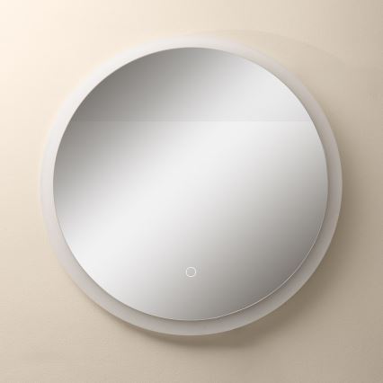 Zuma Line - Espejo de pared para baño con iluminación LED/24W/230V 3000/4000/6000K Ø 60 cm IP44