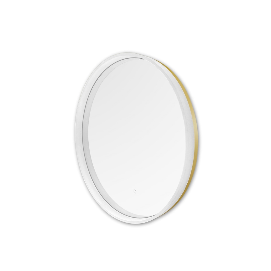 Zuma Line D2526 - Espejo de baño LED con retroiluminación 24W/230V 3000/4000/6000K IP44 blanco/dorado
