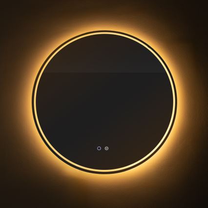 Zuma Line - Espejo de baño LED calefactado con retroiluminación LED/24W/230V 3000/4000/6000K d. 80 cm IP44