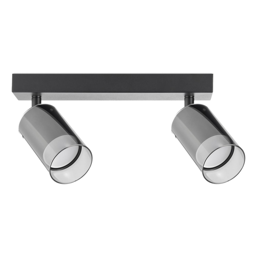 Zuma Line - Foco 2xGU10/50W/230V negro/gris
