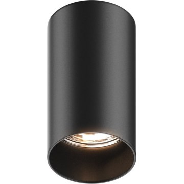 Zuma Line - Foco empotrable LED RGBW regulable 1xGU10/6W/230V negro + mando a distancia