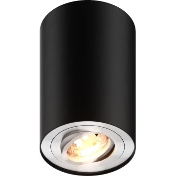 Zuma Line - Foco empotrable LED RGBW regulable 1xGU10/6W/230V negro + mando a distancia