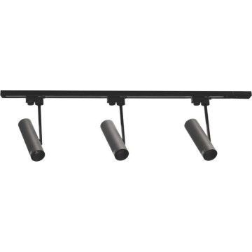 Zuma Line - Foco empotrado en el sistema 3xGU10/35W/230V negro