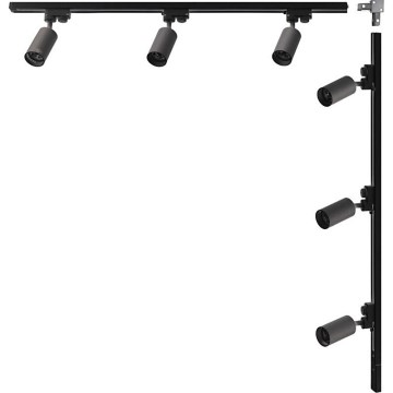 Zuma Line - Foco empotrado en el sistema 6xGU10/35W/230V negro