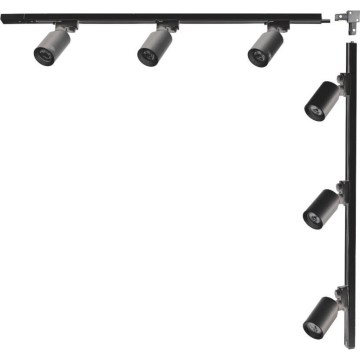 Zuma Line - Foco empotrado en el sistema 6xGU10/35W/230V negro