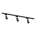 Zuma Line - Foco empotrado en el sistema de riel 3xGU10/35W/230V negro
