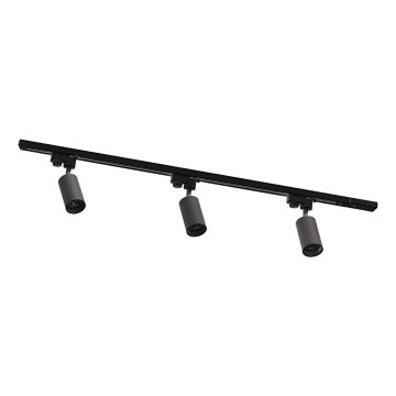 Zuma Line - Foco empotrado en el sistema de riel 3xGU10/35W/230V negro