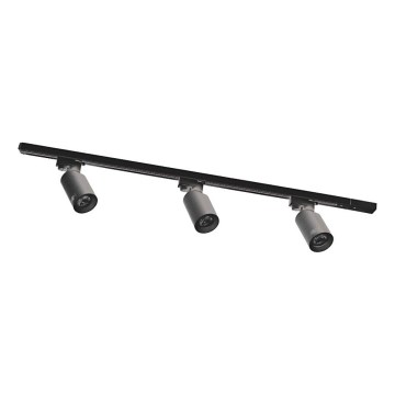 Zuma Line - Foco empotrado en el sistema de riel 3xGU10/35W/230V negro