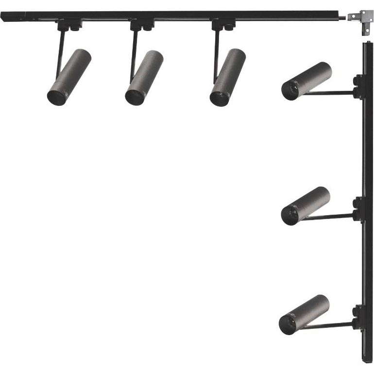 Zuma Line - Foco empotrado en el sistema de riel 6xGU10/35W/230V negro