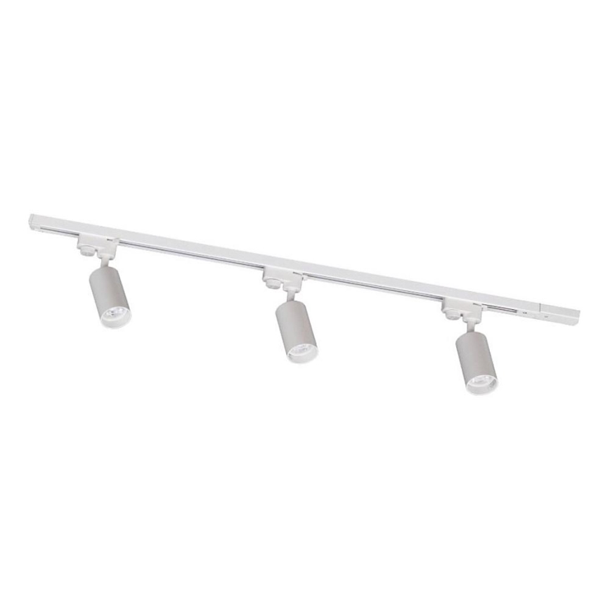 Zuma Line - Foco orientable para sistema de riel 3xGU10/35W/230V blanco