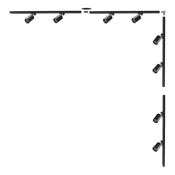 Zuma Line - Foco para sistema de carril 8xGU10/35W/230V negro