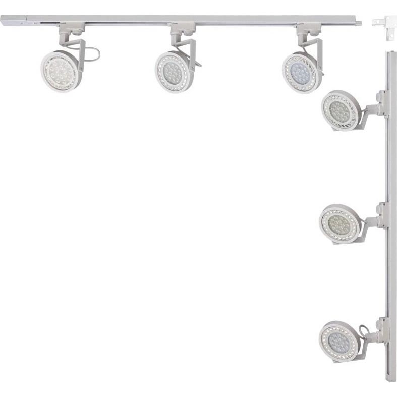 Zuma Line - Foco para sistema de riel 6xGU10/15W/230V blanco