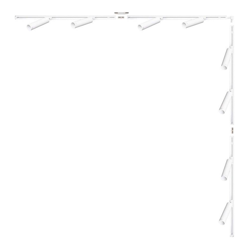 Zuma Line - Foco para sistema de riel 8xGU10/35W/230V blanco