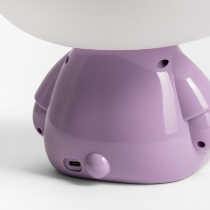 Zuma Line - Lámpara de mesa LED táctil infantil regulable LED/3W/230V cerdo morado