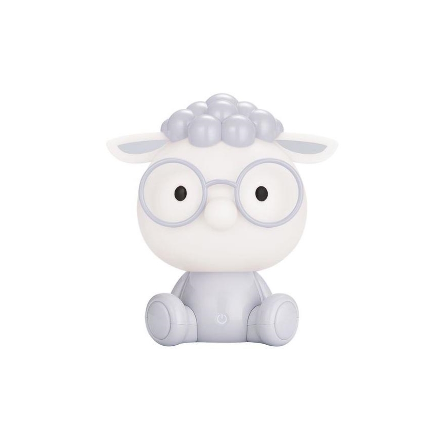 Zuma Line - Lámpara LED de mesa táctil infantil regulable LED/3W/230V oveja gris