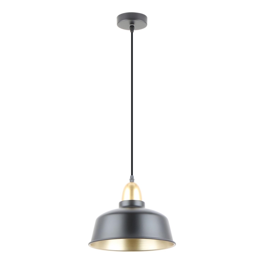 Zuma Line - Lámpara colgante 1xE27/40W/230V negro