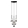 Zuma Line - Lámpara colgante 7xG9/4W/230V negro