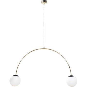 Zuma Line - Lámpara colgante con cable 2xE14/10W/230V dorada