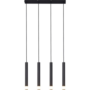 Zuma Line - Lámpara colgante con cable 4xG9/5W/230V negra