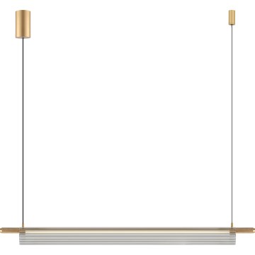 Zuma Line - Lámpara colgante LED en cable LED/14W/230V dorada