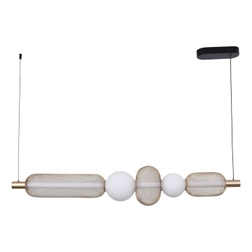 Zuma Line - Lámpara colgante LED regulable con cable LED/27W/230V 3000-5700K dorada + mando a distancia