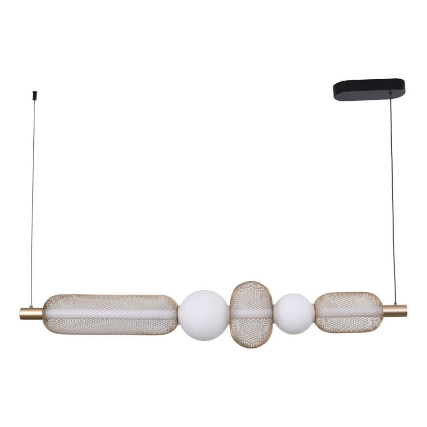 Zuma Line - Lámpara colgante LED regulable con cable LED/27W/230V 3000-5700K dorada + mando a distancia
