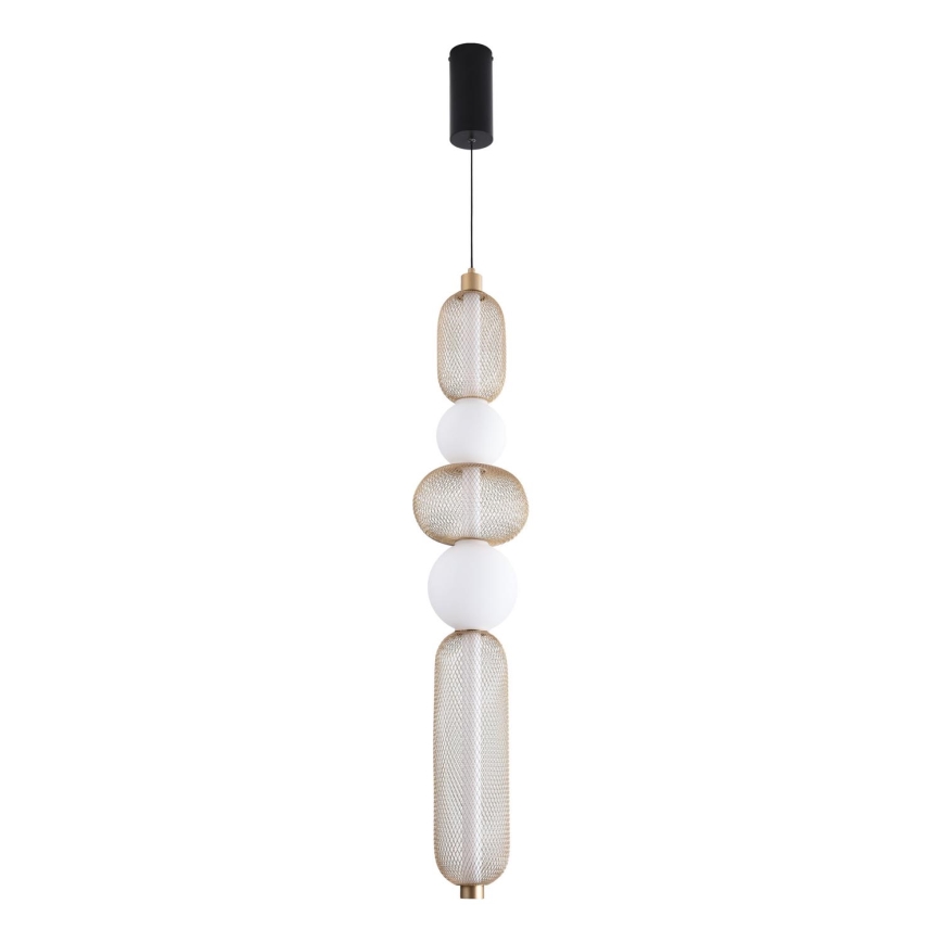 Zuma Line - Lámpara colgante LED regulable con cable LED/27W/230V 3000-5700K dorada + mando a distancia