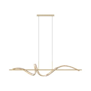 Zuma Line - Lámpara de araña de cristal LED regulable en una cadena LED/24,5W/230V 2700-6000K + control remoto