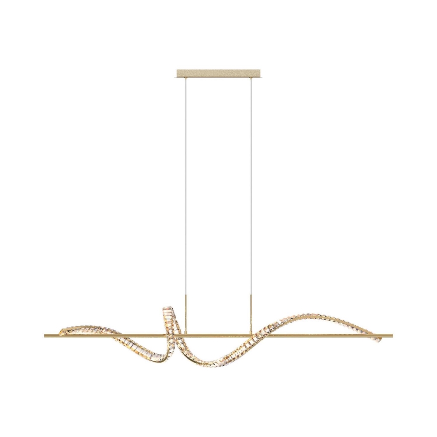 Zuma Line - Lámpara de araña de cristal LED regulable en una cadena LED/24,5W/230V 2700-6000K + control remoto