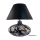 Zuma Line - Lámpara de mesa 1xE27/60W/230V negro