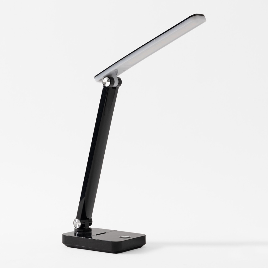 Zuma Line - Lámpara de mesa LED recargable LED/8W/1200 mAh 3000/4500/6000K CRI 90 negro