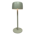 Zuma Line - Lámpara de mesa LED recargable y regulable LED/2W/1200 mAh IP44 verde