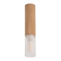 Zuma Line - Lámpara de techo con foco 1xG9/28W/230V 23 cm roble