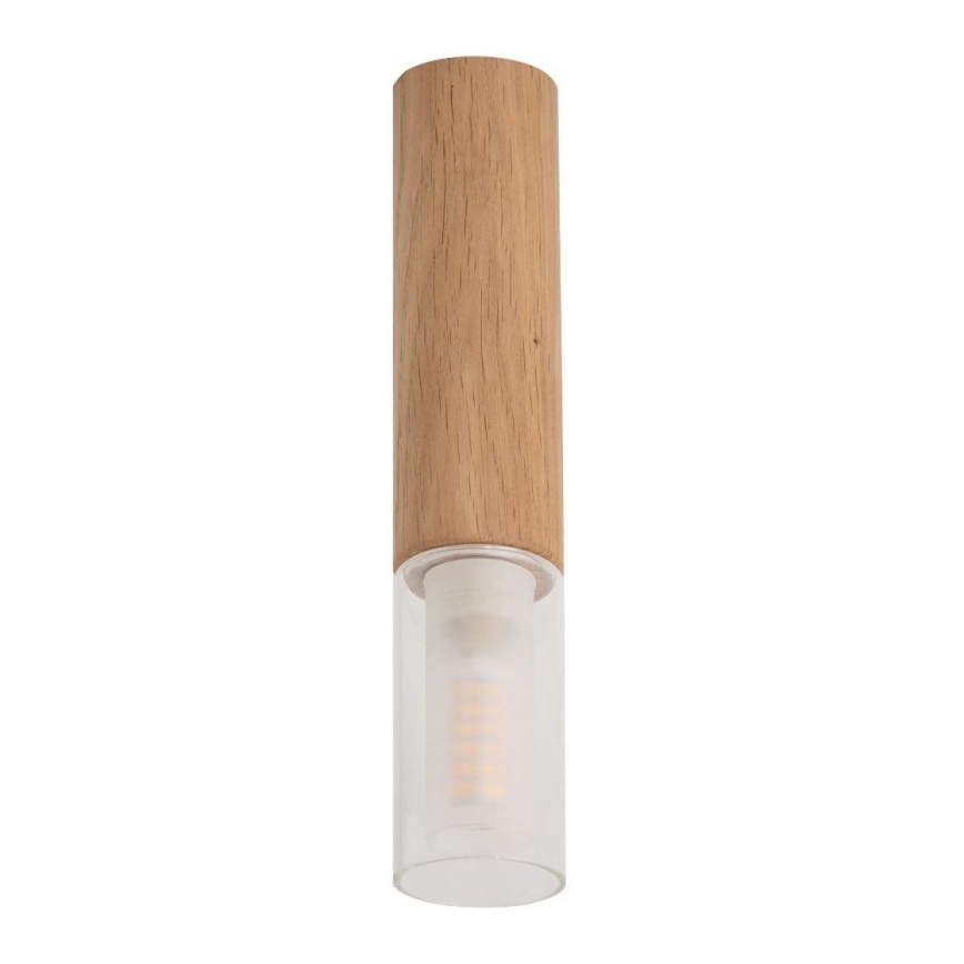 Zuma Line - Lámpara de techo con foco 1xG9/28W/230V 23 cm roble