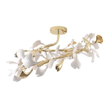 Zuma Line - Lámpara de techo de superficie 6xG9/42W/230V, Ø 70 cm, acabado dorado