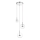 Zuma Line - Lámpara LED colgante 3xLED/5W/230V cromo brillante
