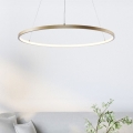 Zuma Line - Lámpara LED colgante LED/28W/230V 3000/4000/6000K diá. 60 cm dorado