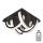 Zuma Line - LED Plafón de cristal regulable LED/23,5W/230V 2700-6000K negro + control remoto