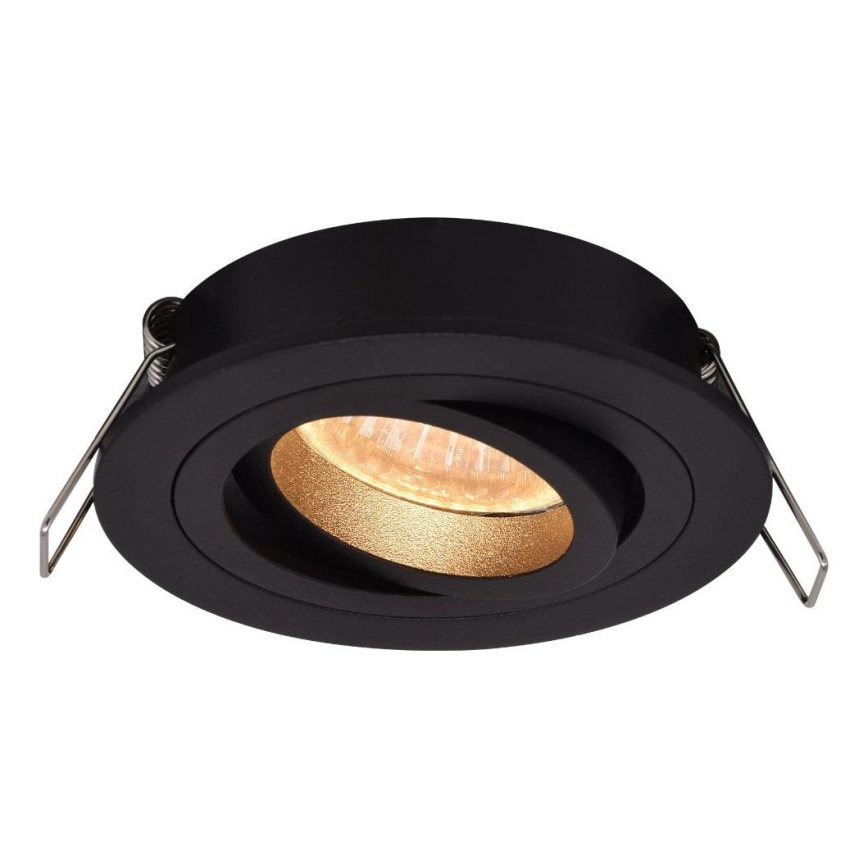 Zuma Line - Luminaria empotrada de techo 1xGU10/50W/230V negra