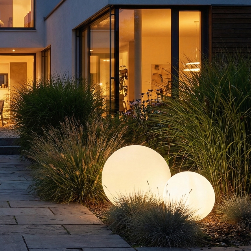 Zuma Line - Lámpara de exterior 1xE27/15W/230V, diámetro 40 cm, IP44