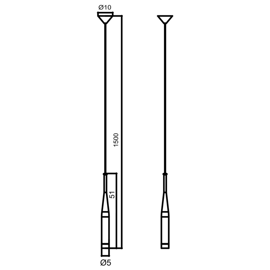 Zuma Line - Lámpara de araña de cable 1xG9/40W/230V