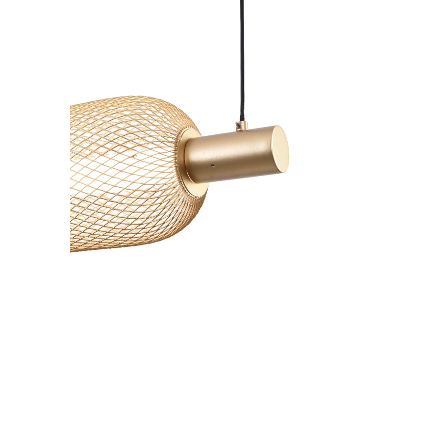 Zuma Line - Lámpara colgante LED regulable con cable LED/27W/230V 3000-5700K dorada + mando a distancia