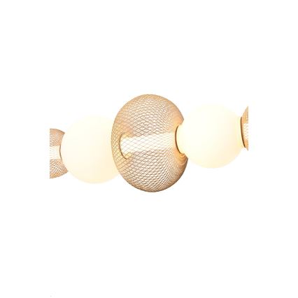 Zuma Line - Lámpara colgante LED regulable con cable LED/27W/230V 3000-5700K dorada + mando a distancia