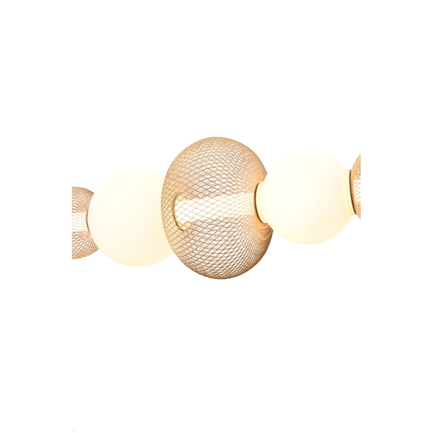 Zuma Line - Lámpara colgante LED regulable con cable LED/27W/230V 3000-5700K dorada + mando a distancia