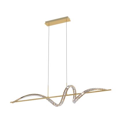 Zuma Line - Lámpara de araña de cristal LED regulable en una cadena LED/24,5W/230V 2700-6000K + control remoto