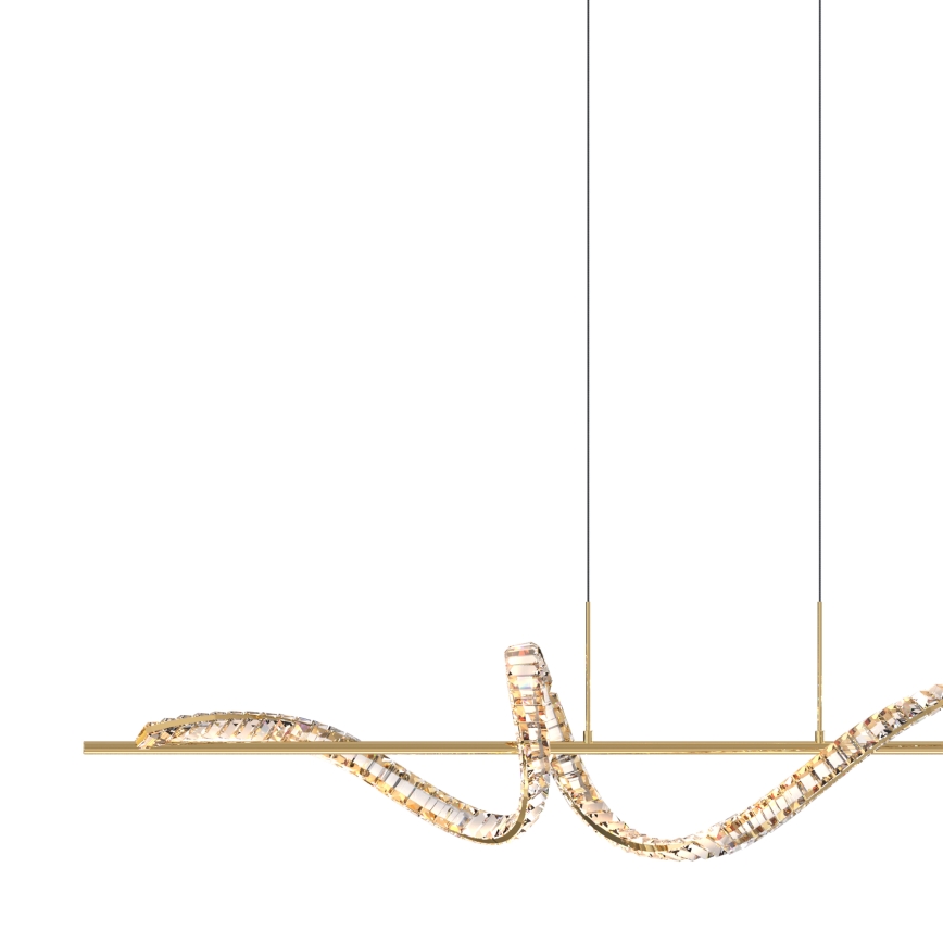 Zuma Line - Lámpara de araña de cristal LED regulable en una cadena LED/24,5W/230V 2700-6000K + control remoto