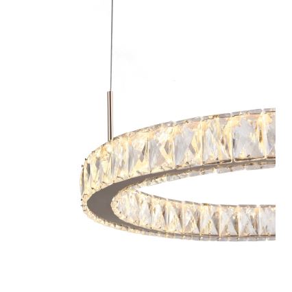 Zuma Line - Lámpara colgante LED con cable LED/36W/230V oro rosa